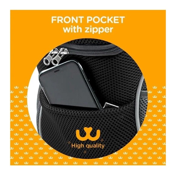 New Wuffle Pet Dog Travel Carrier Front Facing Backpack Size Small Up To 5.5 lbs - Picture 4 of 14